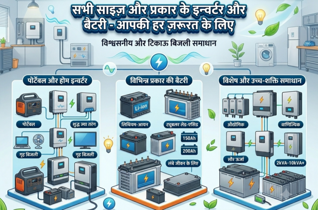 Logo inverter battery