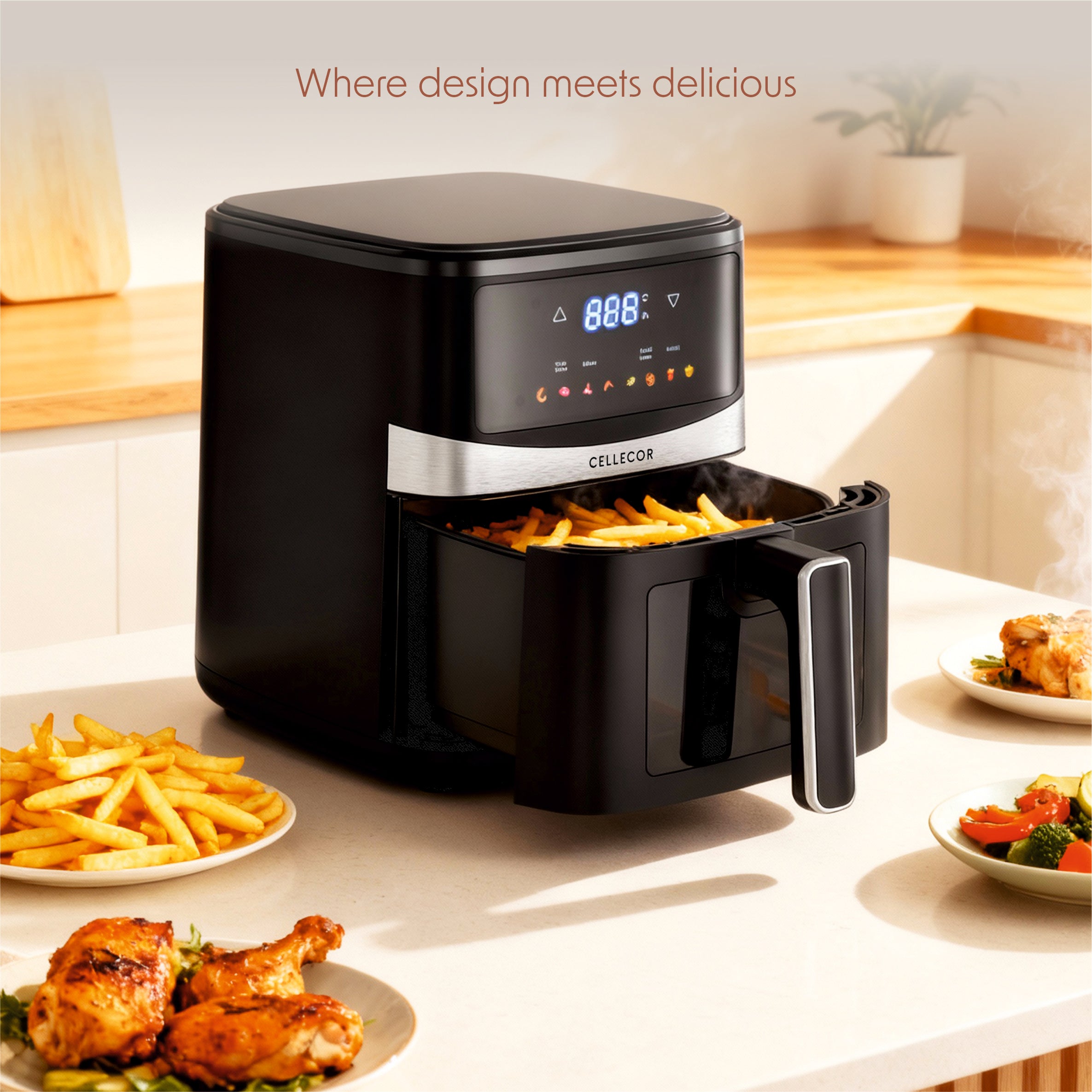 1500 WT AIRFRYER CELLECOR CAF45