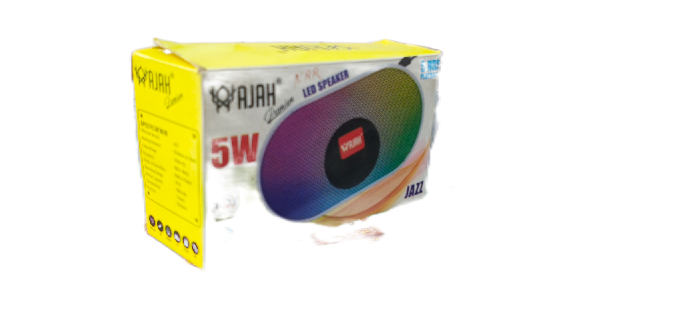 5 WT SOUND SYSTEM AJAH LED SPEAKER
