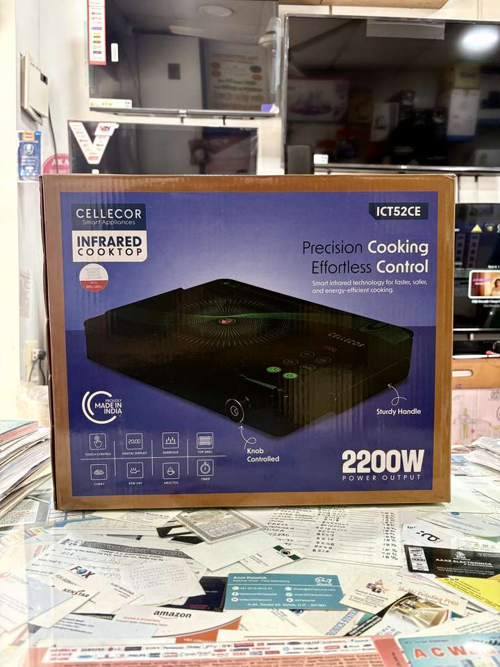 2200 W INFRARED INDUCTION COOKTOP CELLECOR