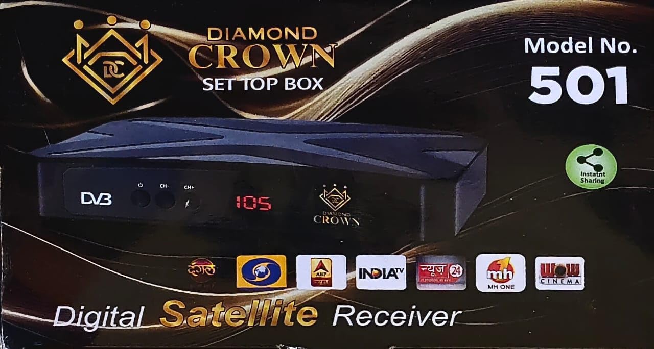 Free Live tv SET TOP BOX CROWN