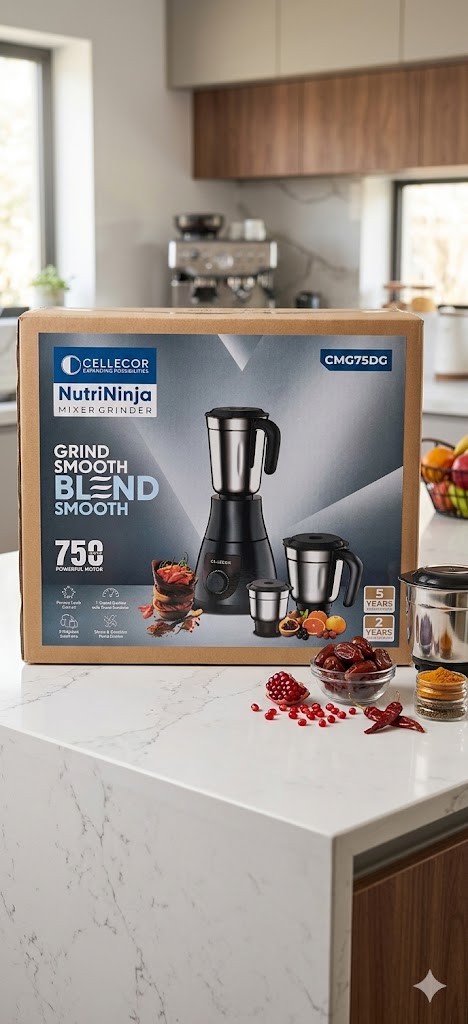 750WT MIXER GRINDER CELLECOR CMG75DG NUTRININJA
