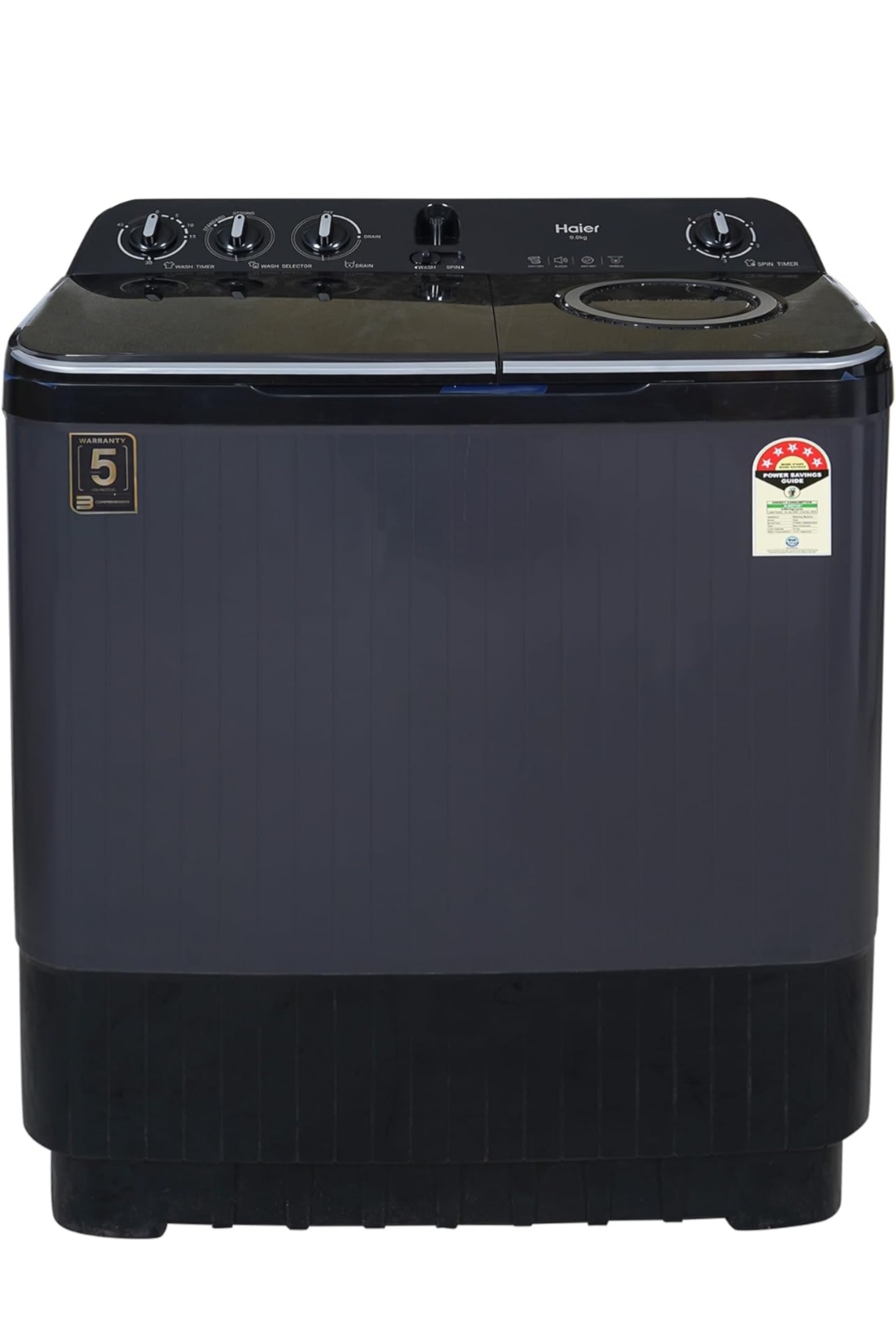 9 KG SEMI AUTOMATIC WASHING MACHINE HAIER