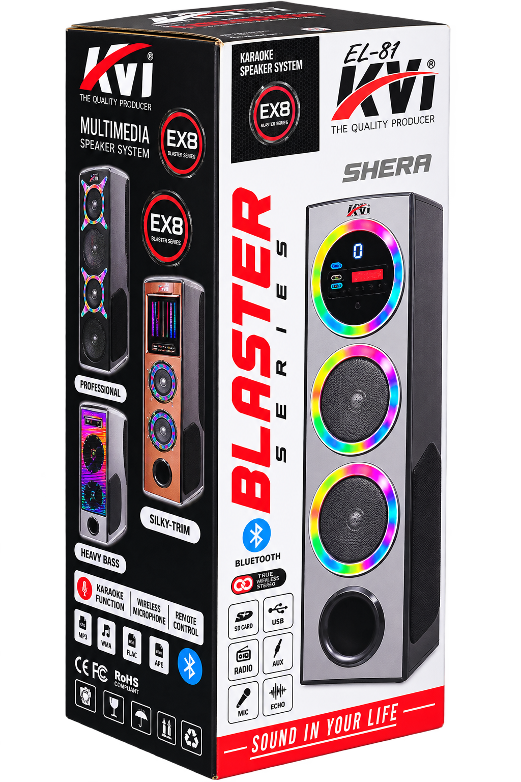 2800 PMPO SOUND SYSTEM KVI SHERA BLASTER SERIES