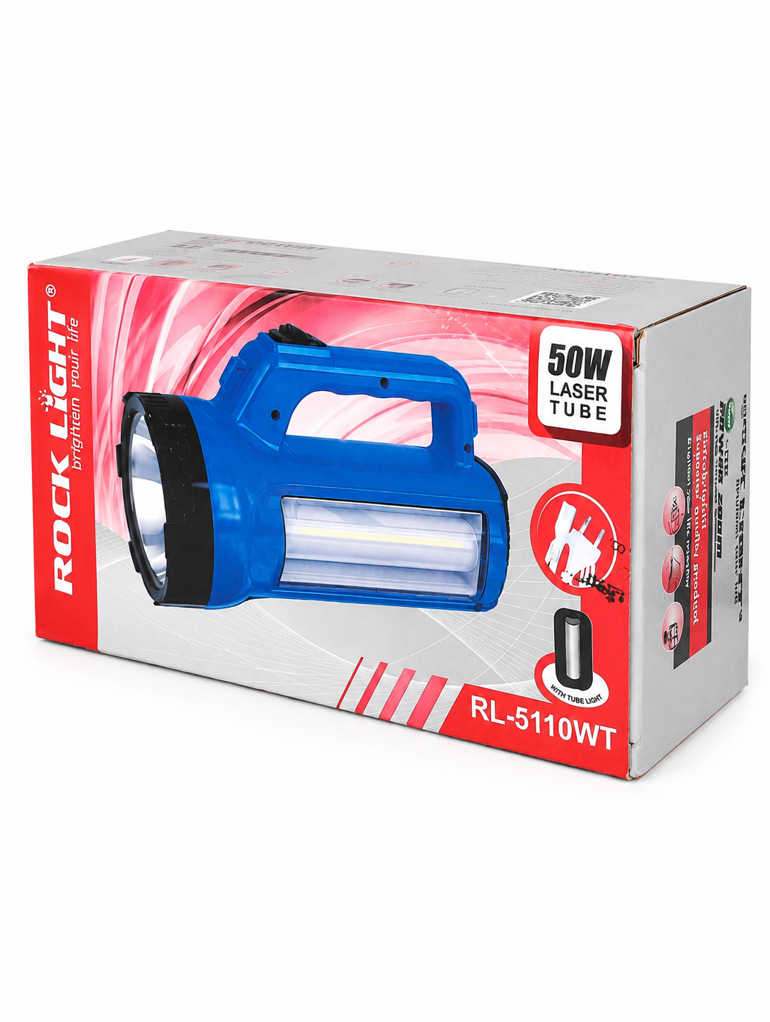 50 WT RECHARGEABLE TORCH ROCK LIGHT RL- 5110