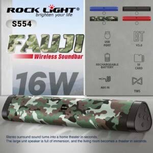 16 WT SOUND SYSTEM ROCK LIGHT FAUJI S 554