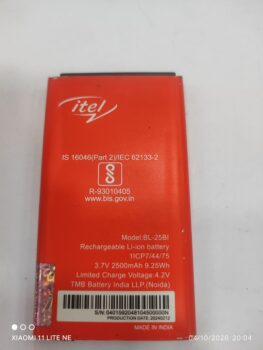 Battery for itel big size keypad Mobile 17911244377116198014196479334823