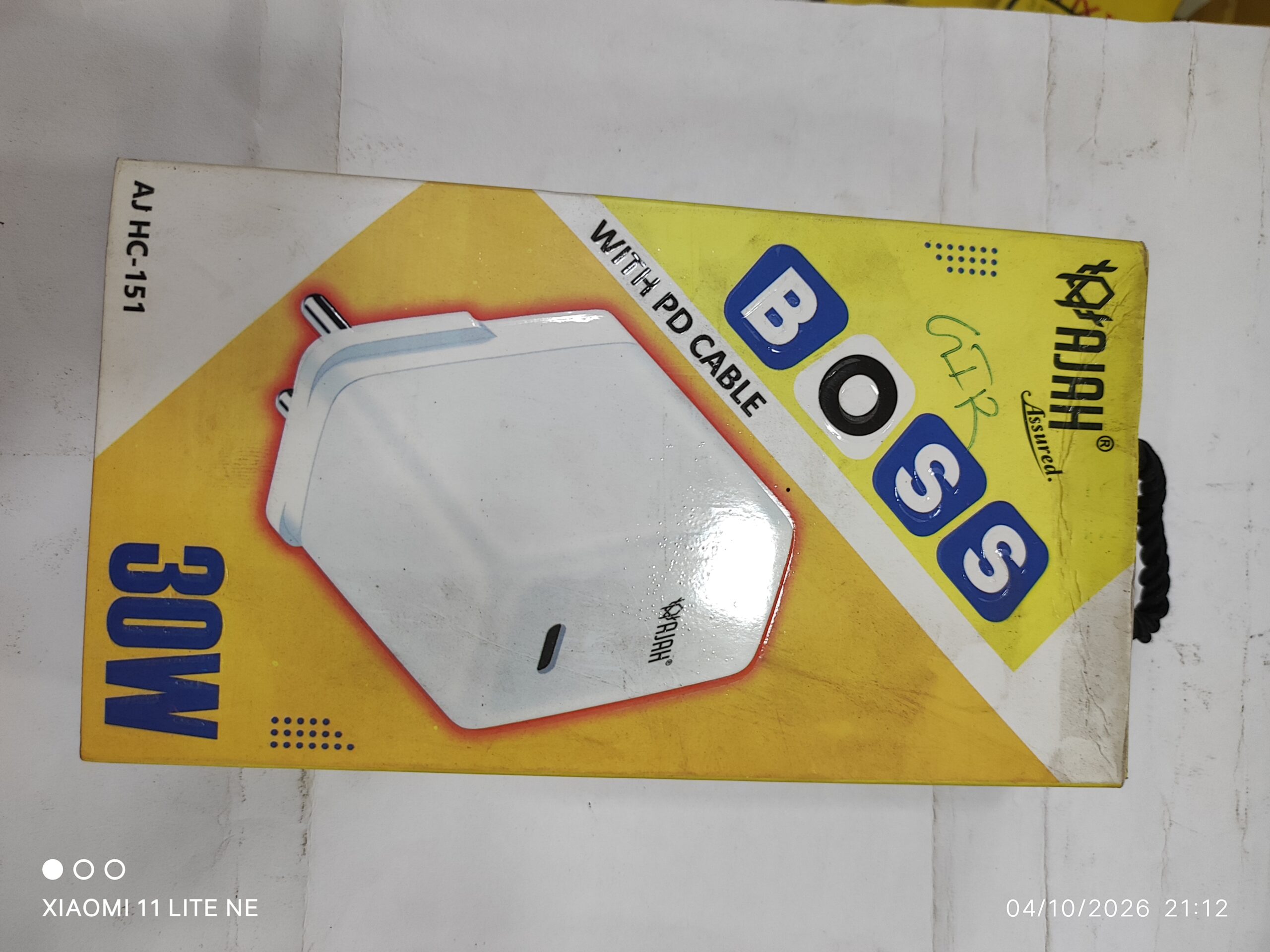 Charger set ajah boss 30w