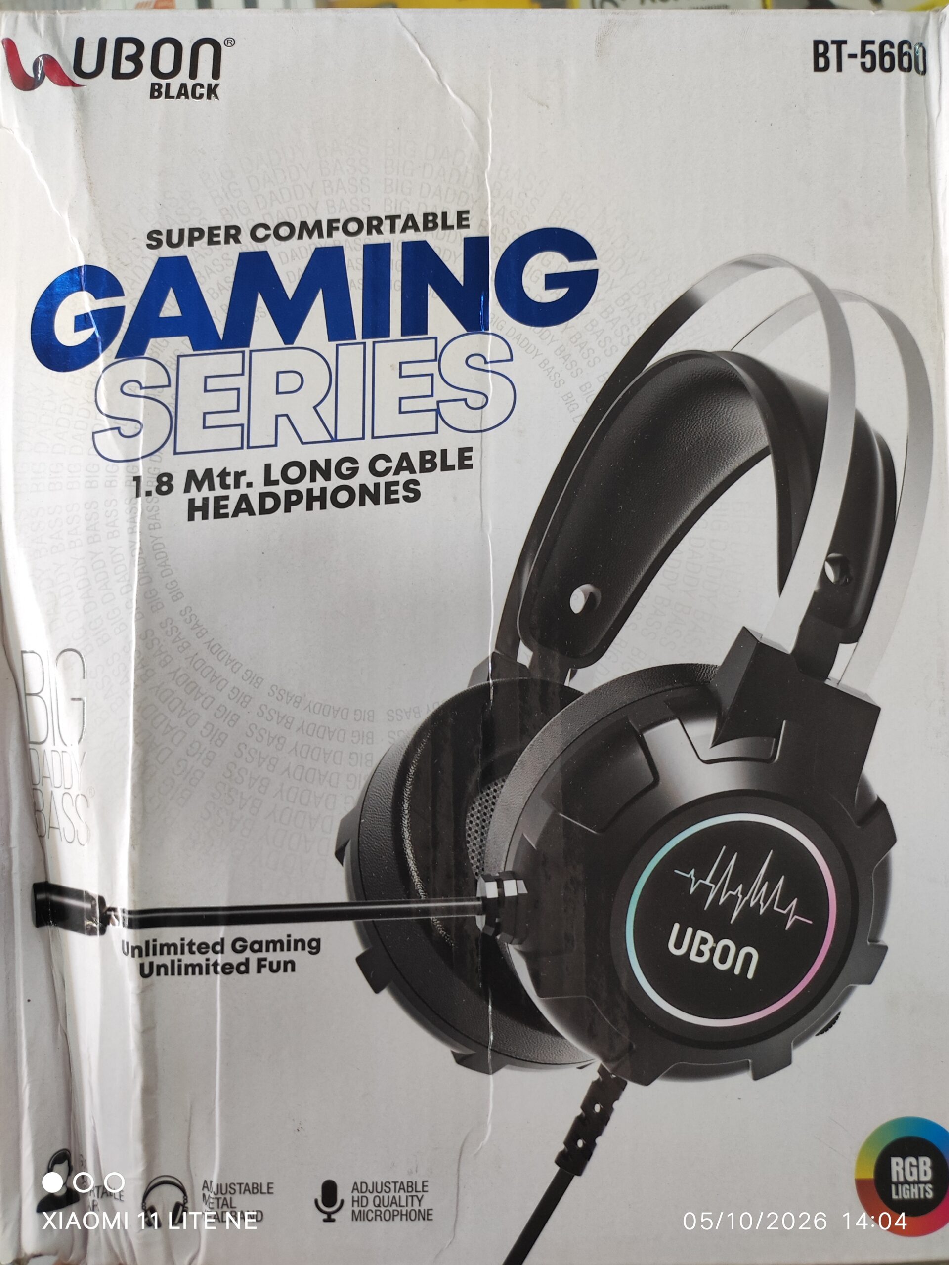 Gaming headphone with mic